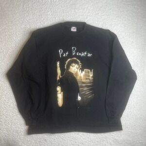 1995 Pat Benatar men's black faded tour band shirt "can't stop rockin" xl